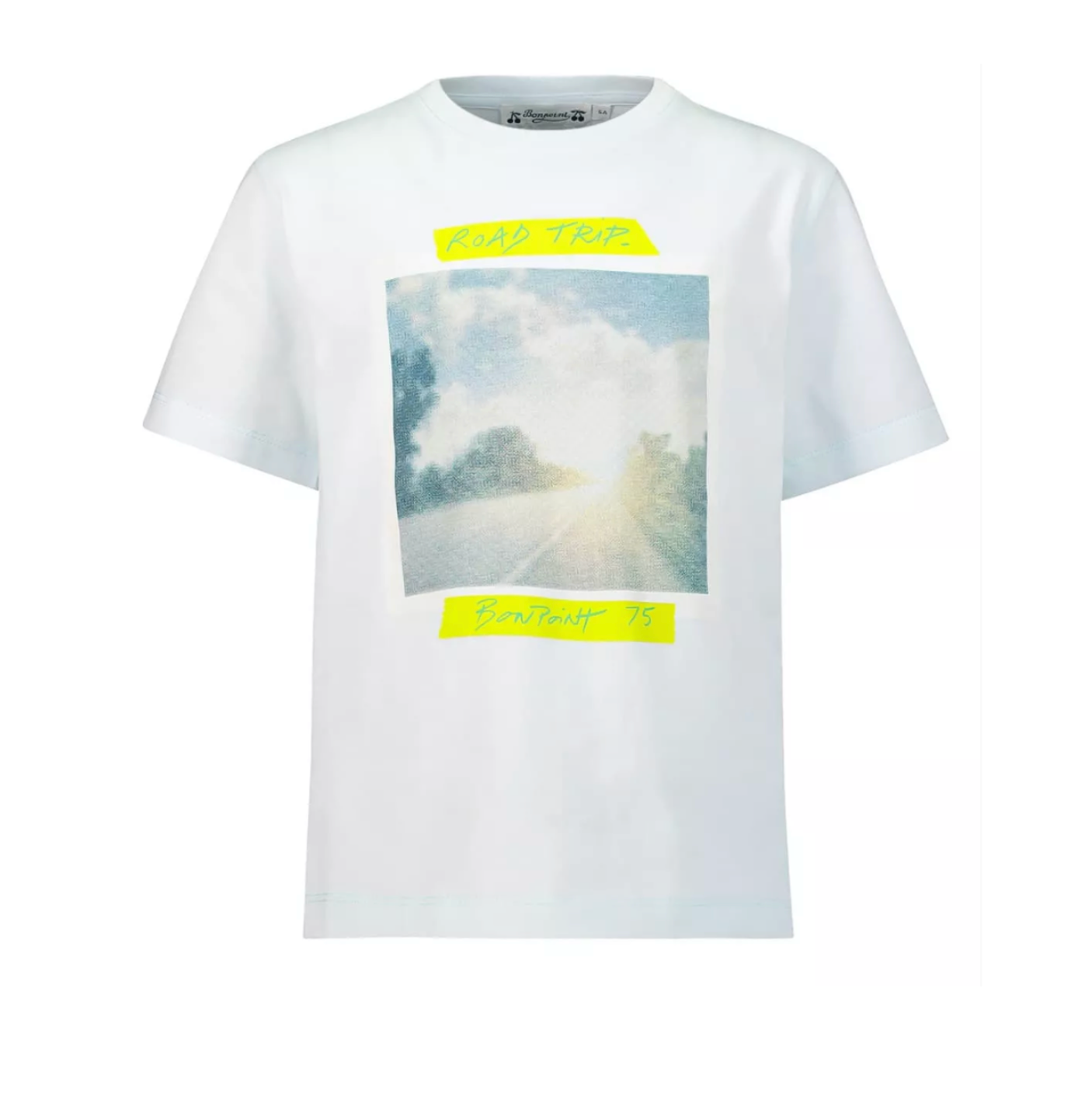 BONPOINT - T shirt blanc « Road Trip » - 6 ans