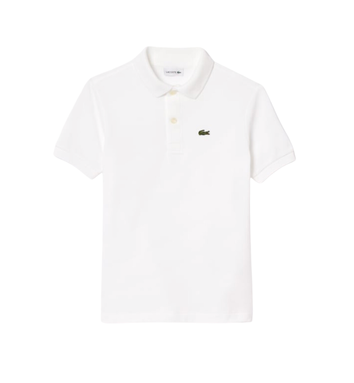LACOSTE - Polo uni blanc - 6 ans