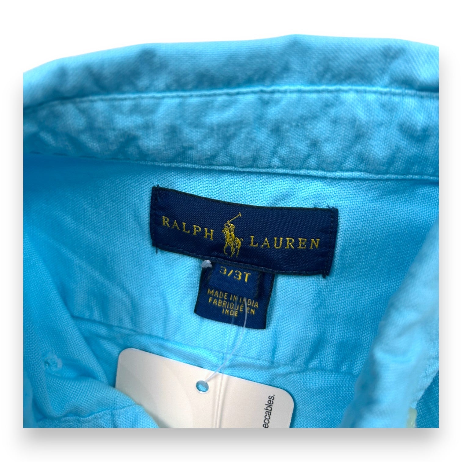 RALPH LAUREN - SHIRT - BLUE - 3 YEARS