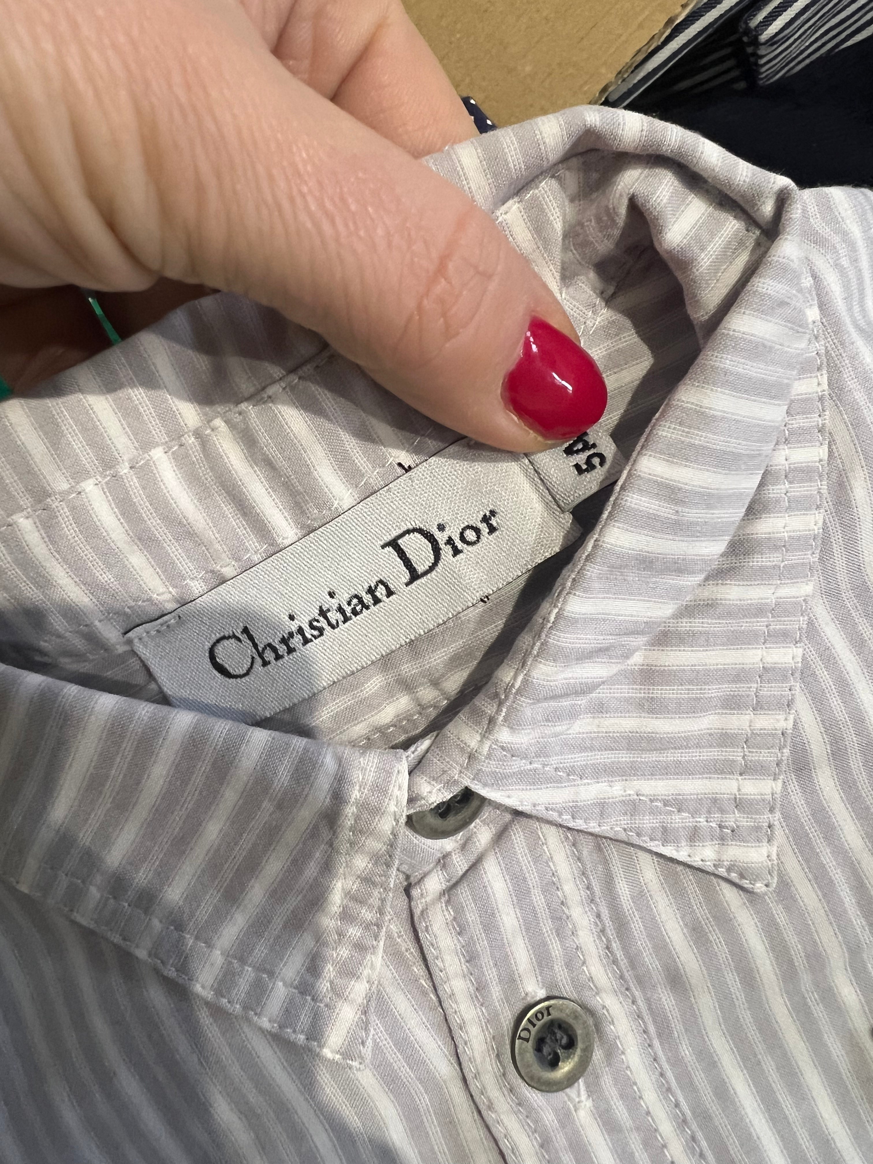 DIOR - SHIRT - WHITE, GREY - 5 YEARS