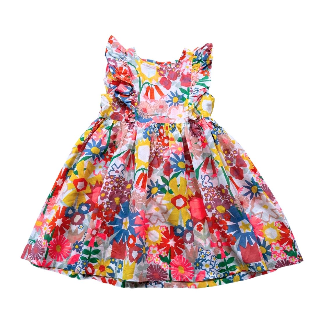 STELLA MCCARTNEY - Robe multicolore à fleurs - 3 ans