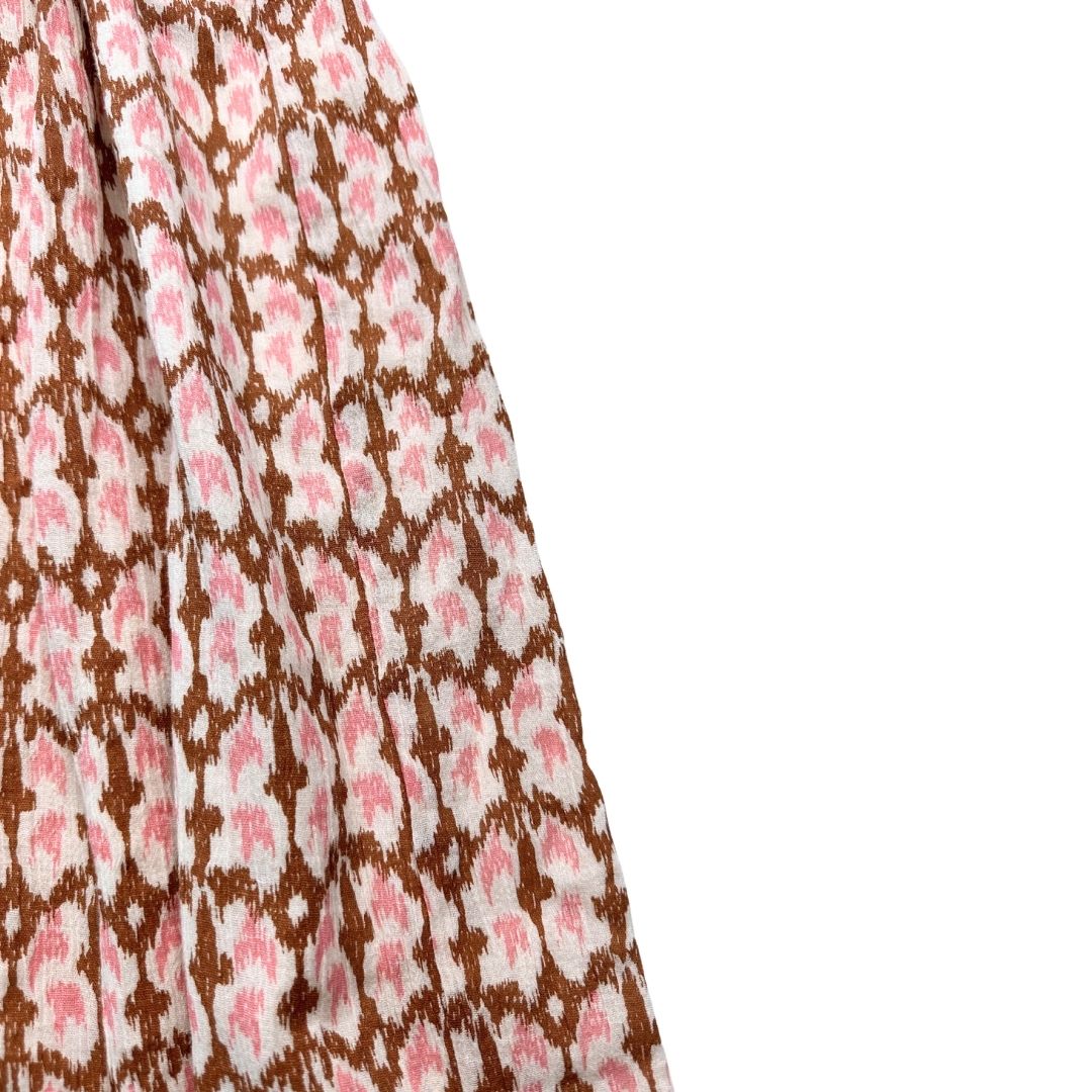 SUNCHILD - Robe rose, marron et blanche - 8 ans