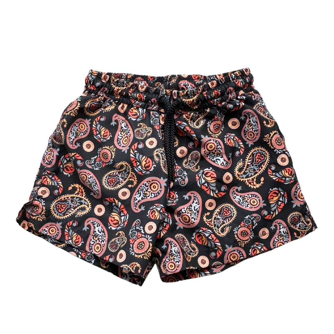 SUNUVA - Short de bain noir à motifs - 2 ans