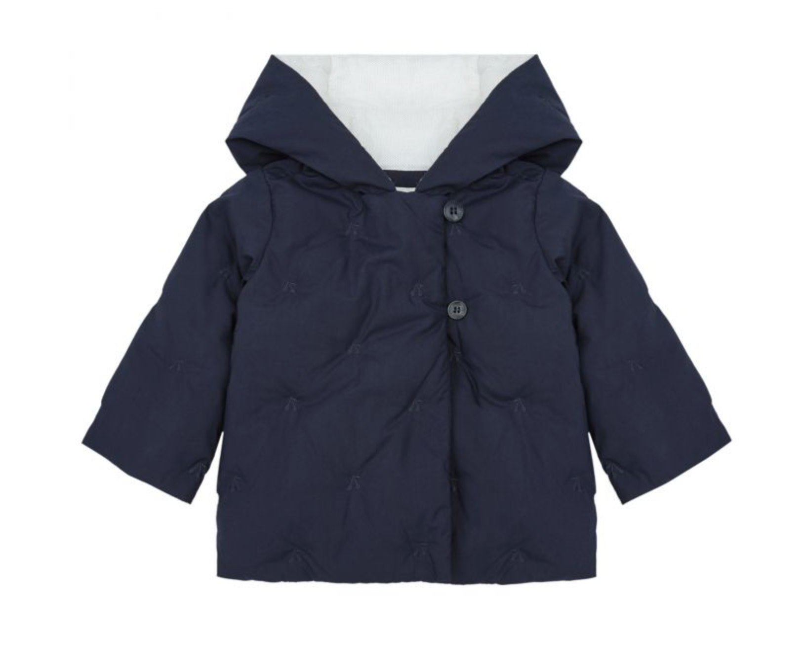BONPOINT - Navy blue jacket with embroidered cherries - 3 years
