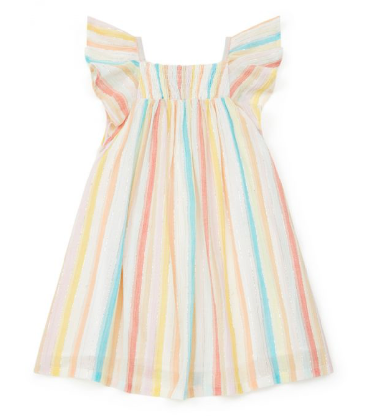 BONTON - Robe rayée en coton - 6 ans