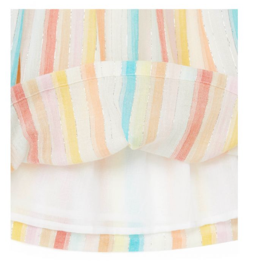 BONTON - Robe rayée en coton - 6 ans