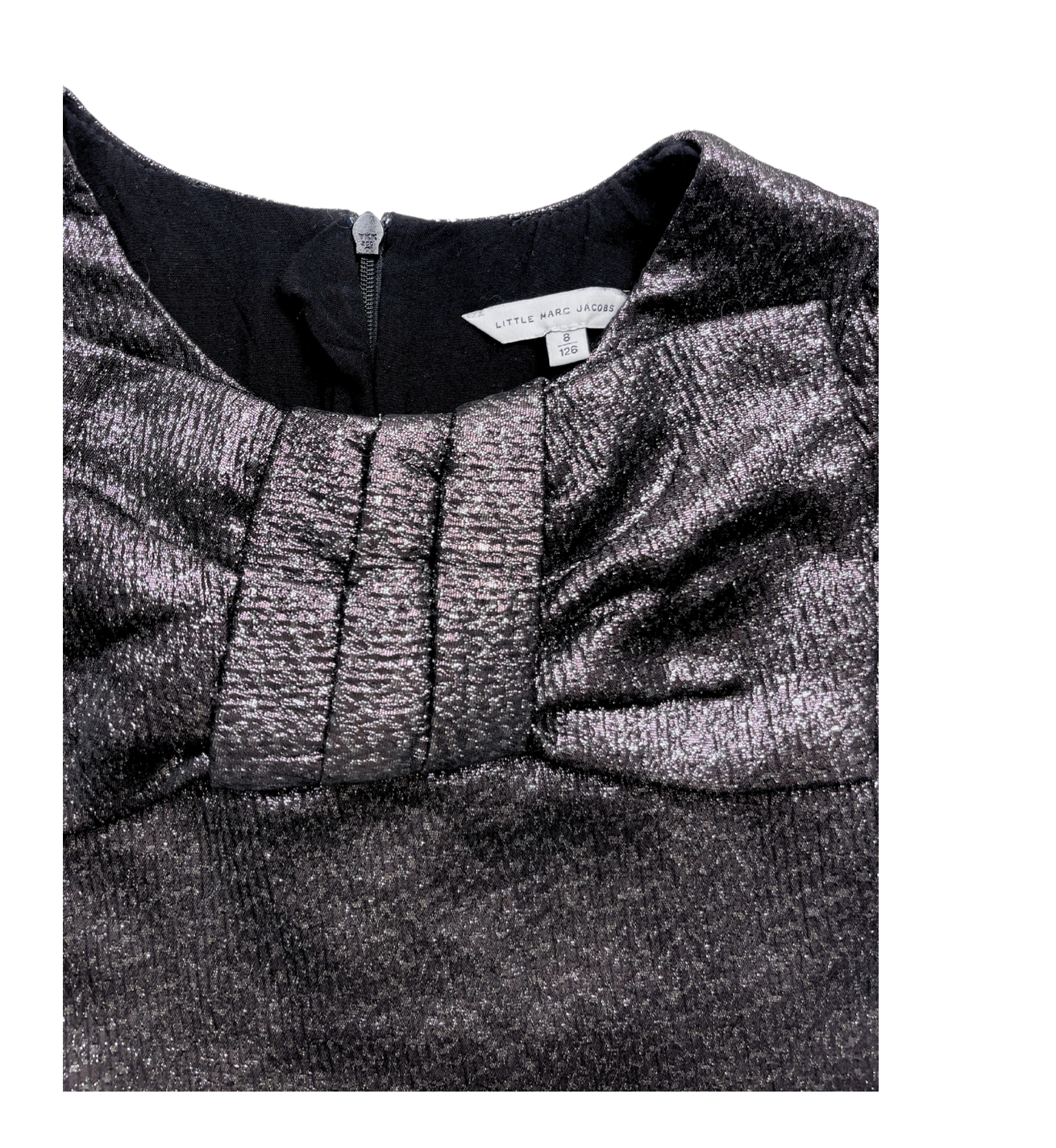 LITTLE MARC JACOBS - Robe argentée - 8 ans