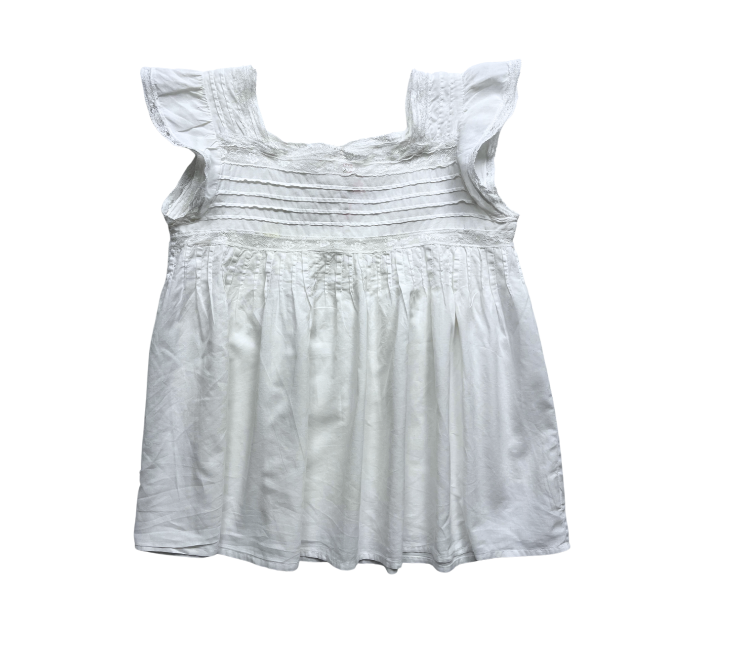 BONPOINT - Cotton voile and lace blouse - 8 years