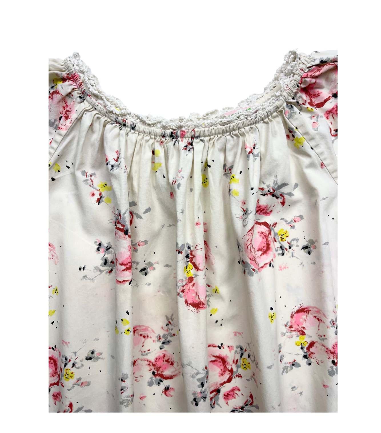 BONPOINT - Floral dress with lace details - 8 years