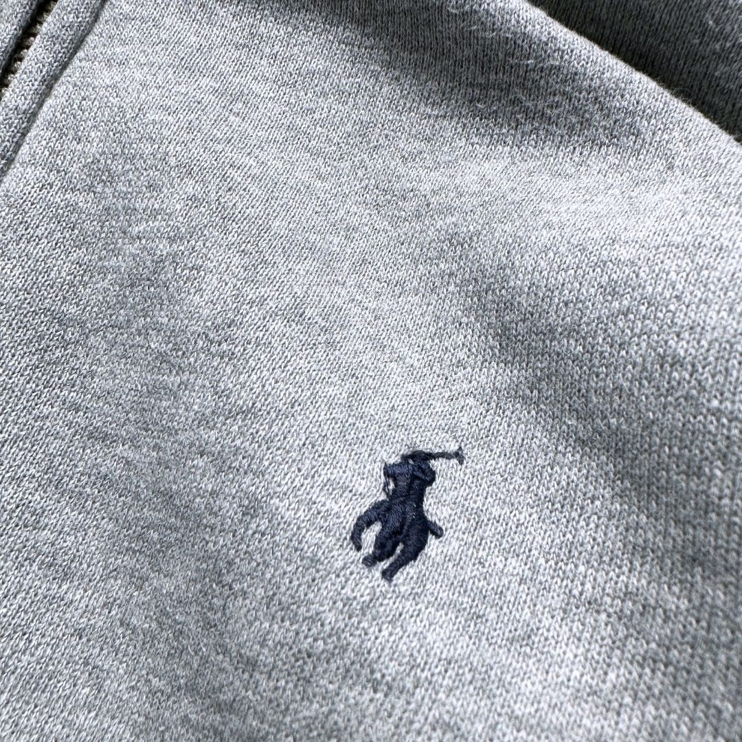 RALPH LAUREN - Sweat zippé gris - 4 ans