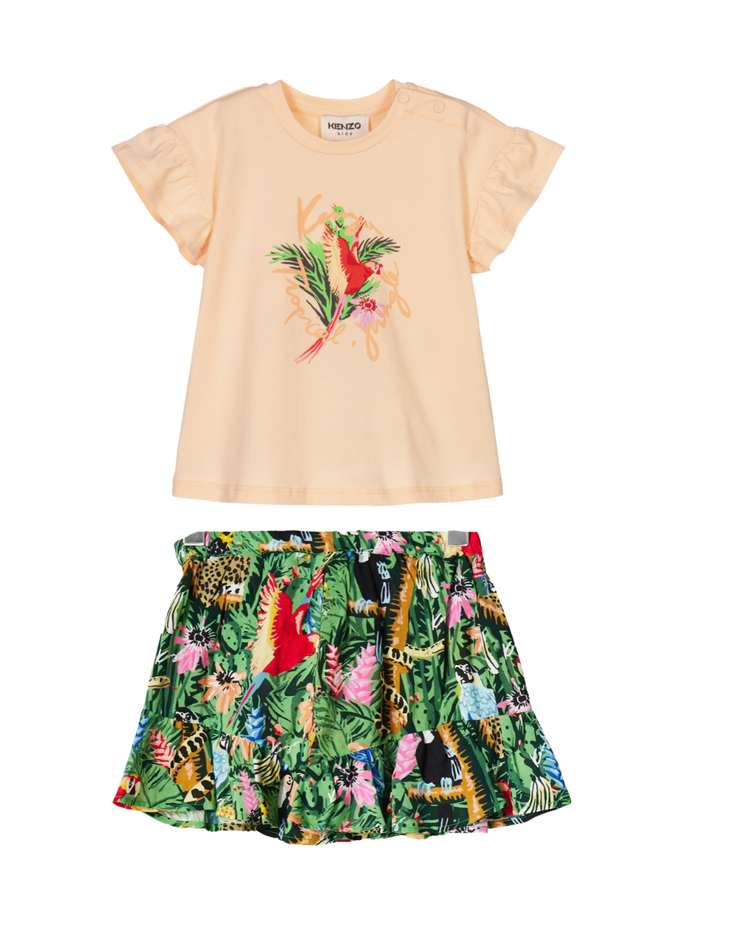KENZO - Ensemble t shirt short tropical jungle - 2 ans