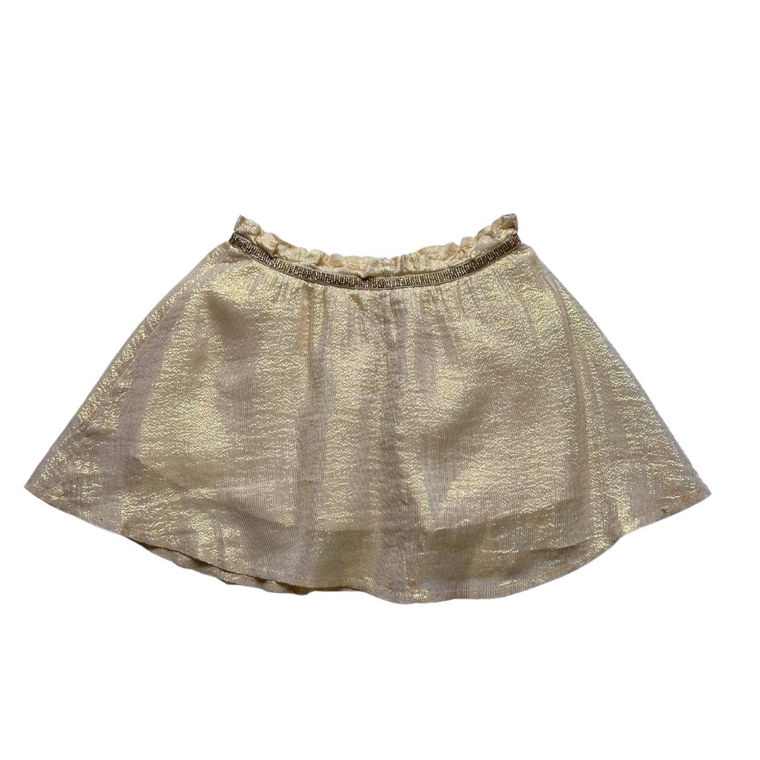 LOUISE MISHA - Goldfarbener Seidenrock - 4 Jahre