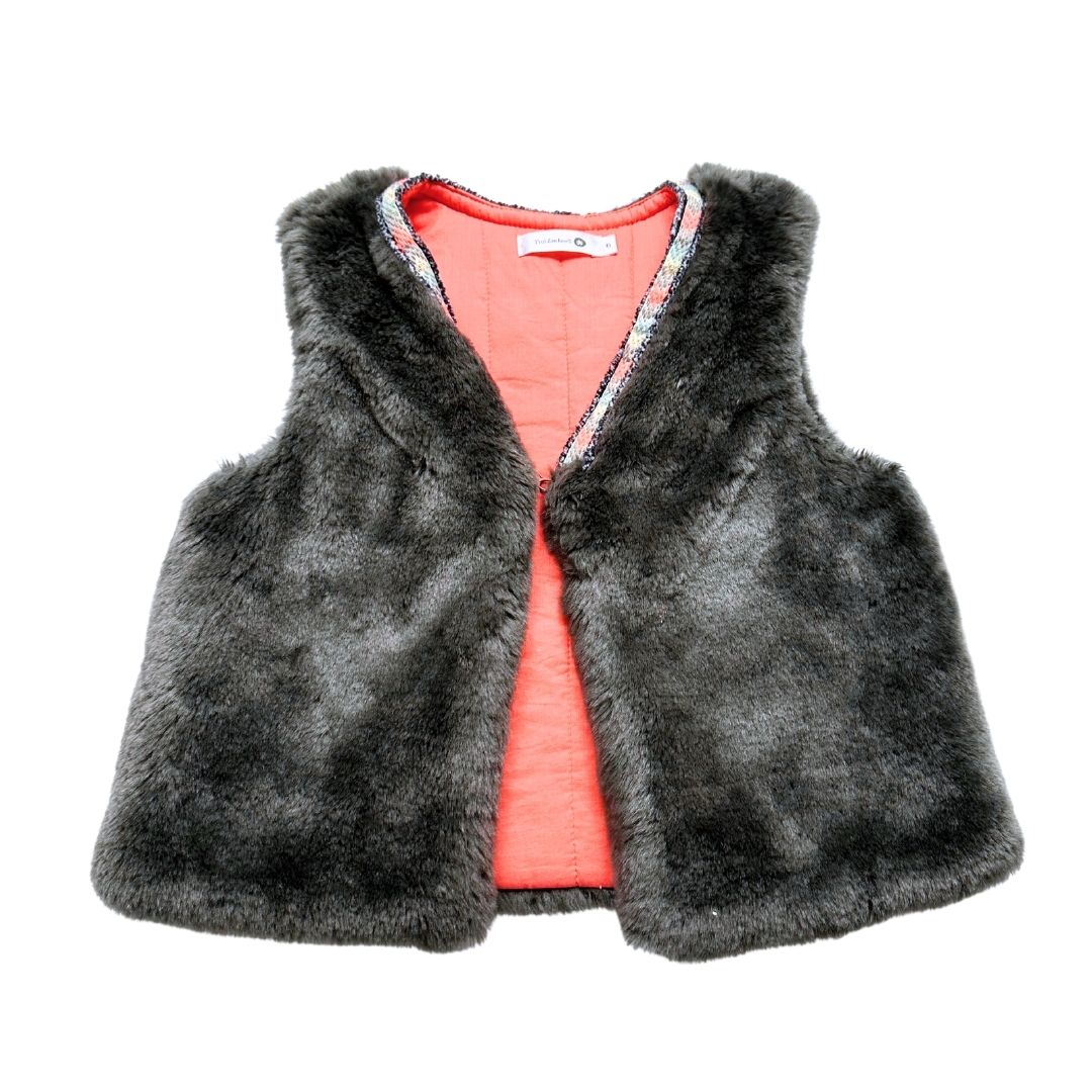 TROIZENFANTS - Ärmelloser Pelz - 6 Jahre
