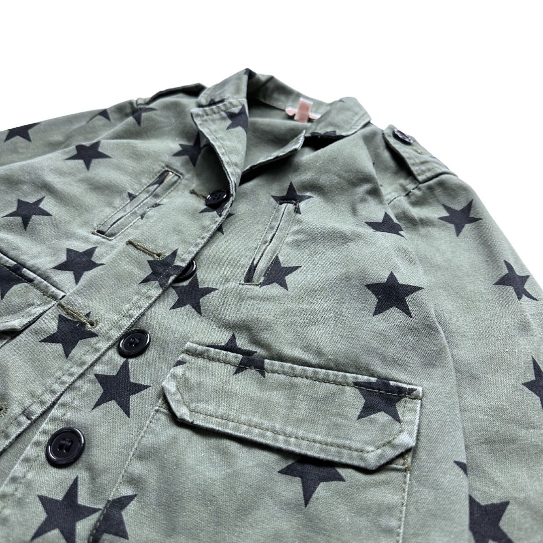 ZEF - Veste kaki avec étoiles - 4 ans