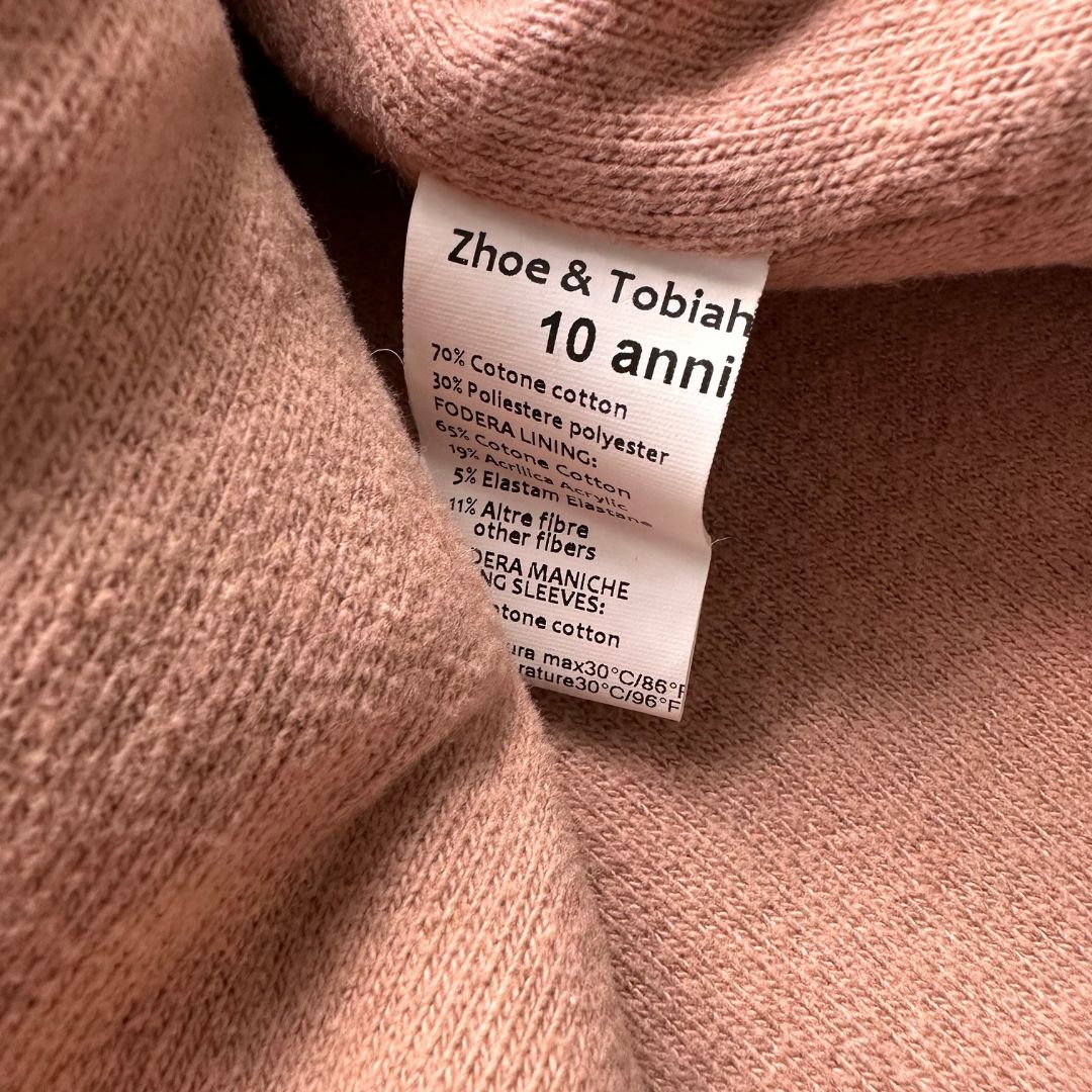 ZHOE & TOBIAH - Pink fur coat - 10 years