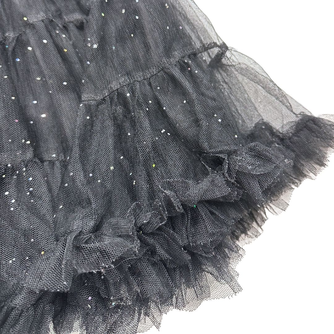 BILLIE BLUSH - Schwarzer Rock mit Tüll und Pailletten - 4 Jahre