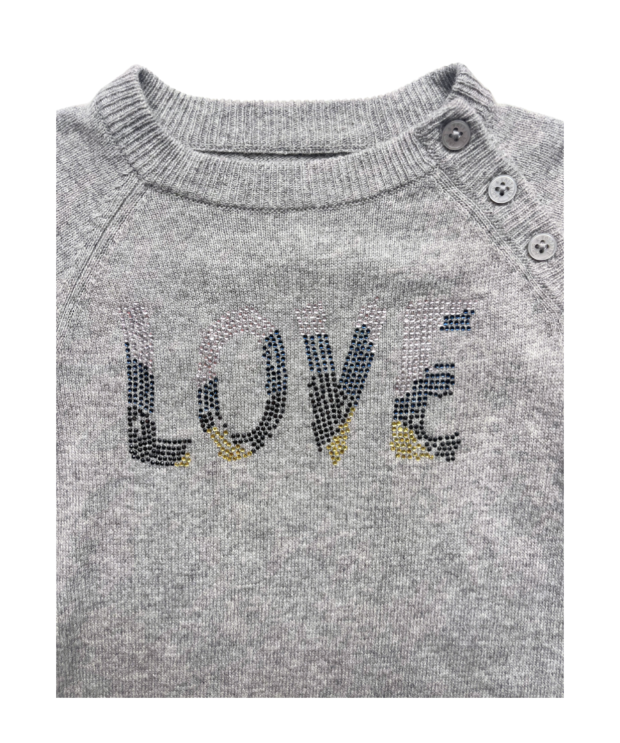 ZADIG & VOLTAIRE – „LOVE“ graues Kleid – 18 Monate