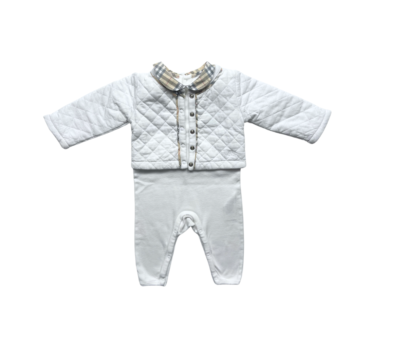 BURBERRY - Ensemble pyjama et veste matelassée - 6 mois