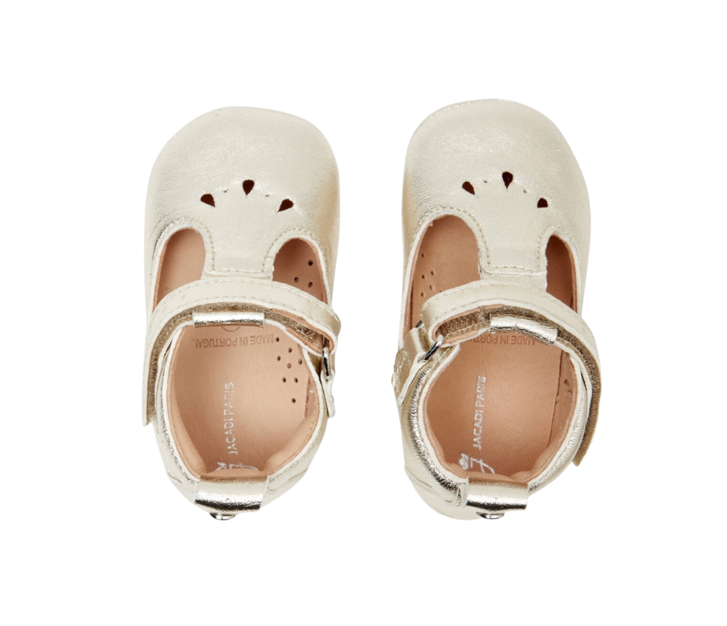 JACADI - Weiche goldene Hausschuhe - 18/19