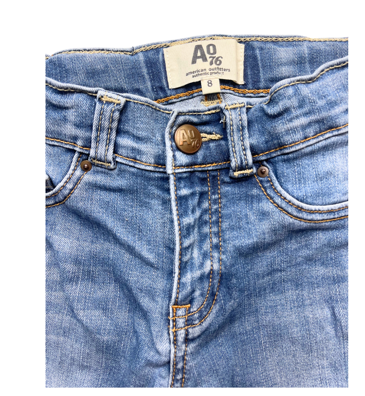 AO76 - Jean slim bleu - 8 ans