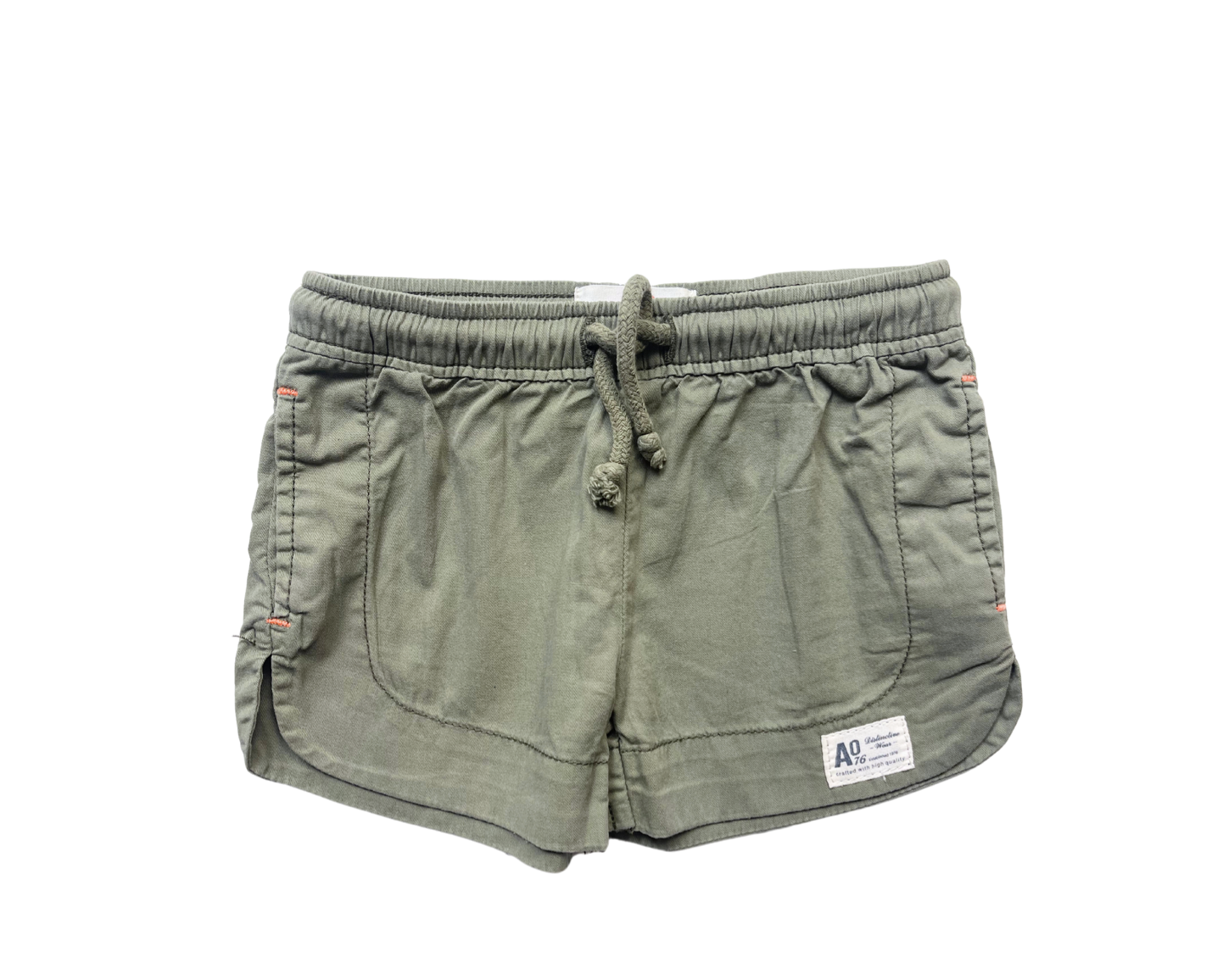 AO76 - Short fluide kaki - 4 ans