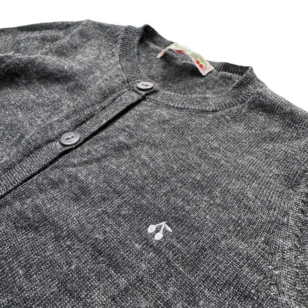 BONPOINT - Grey wool cardigan - 4 years