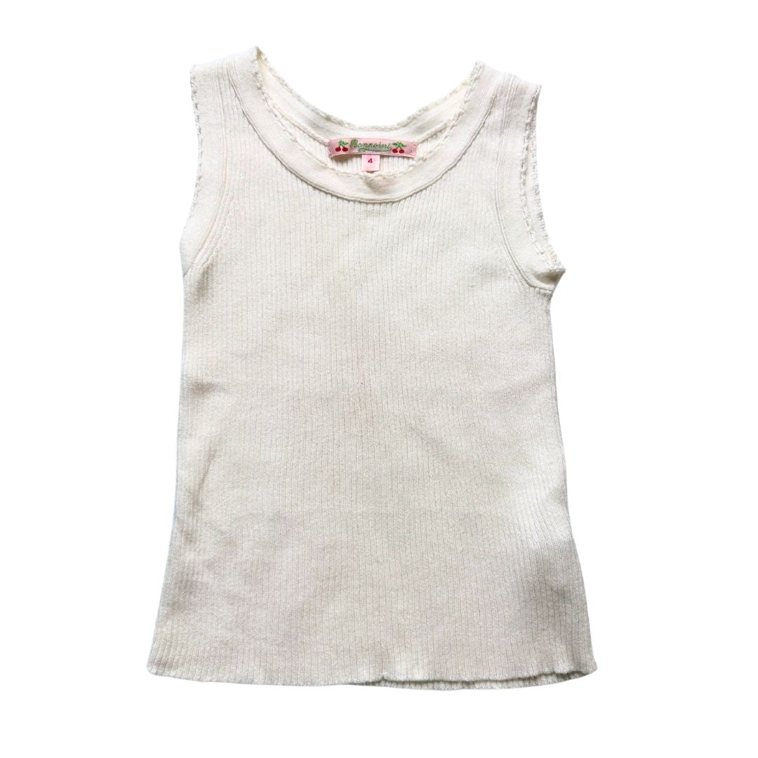 BONPOINT - Débardeur blanc - 4 ans
