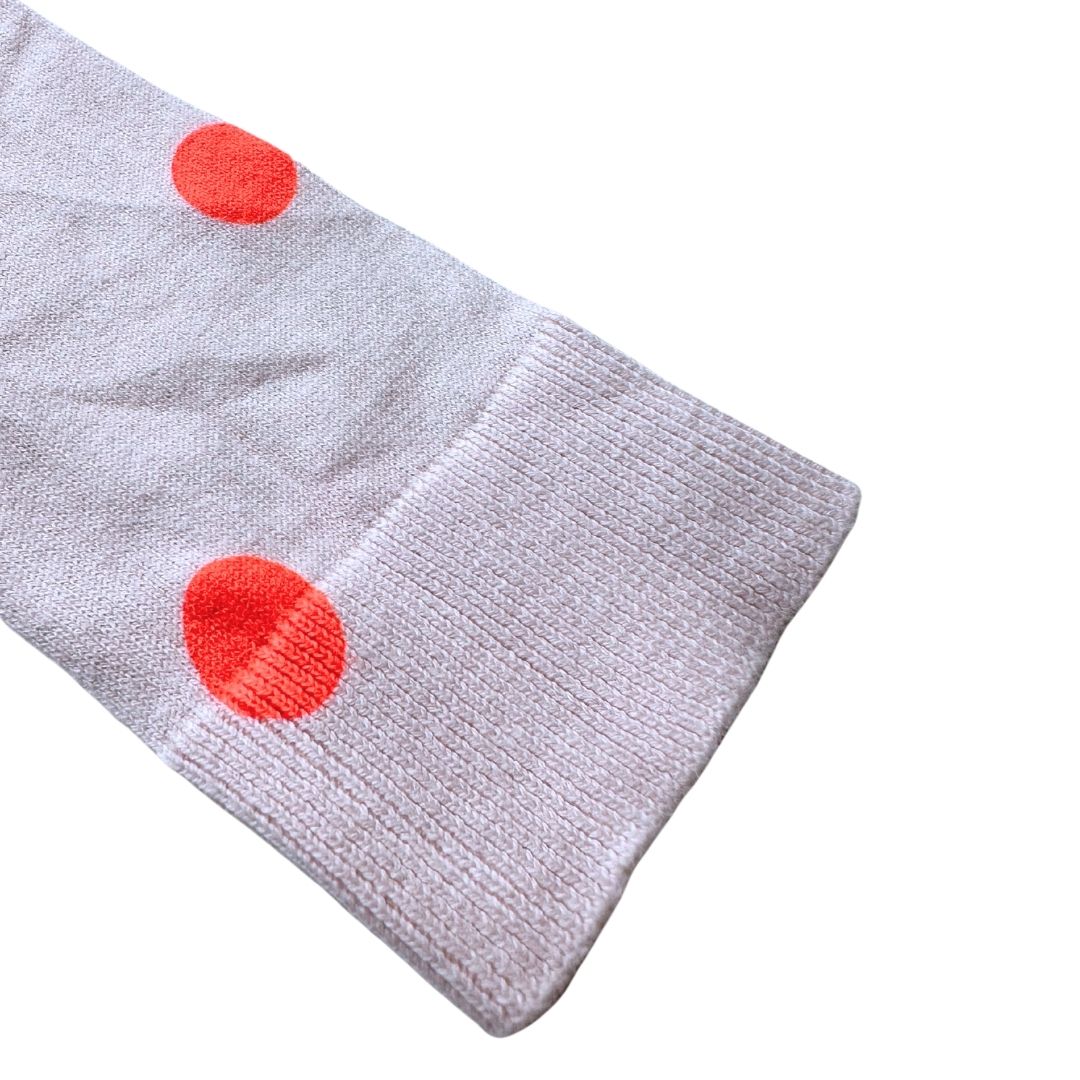 BONPOINT - Cardigan crème à pois roses - 3 ans