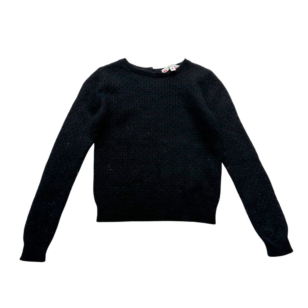 BONPOINT - Pull noir en cachemire - 6 ans