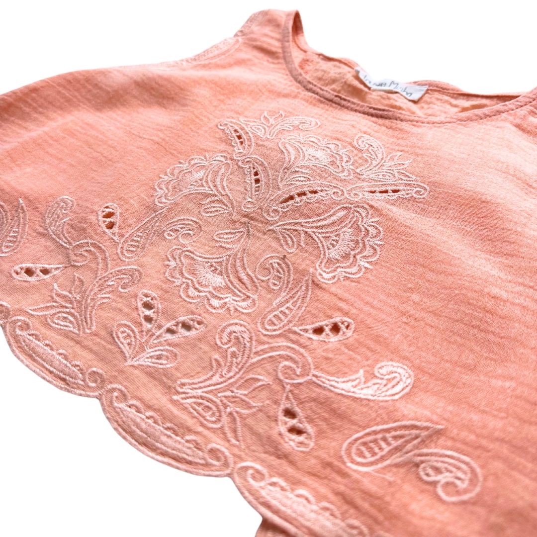 LOUISE Misha - Top rose avec broderies - 2 ans