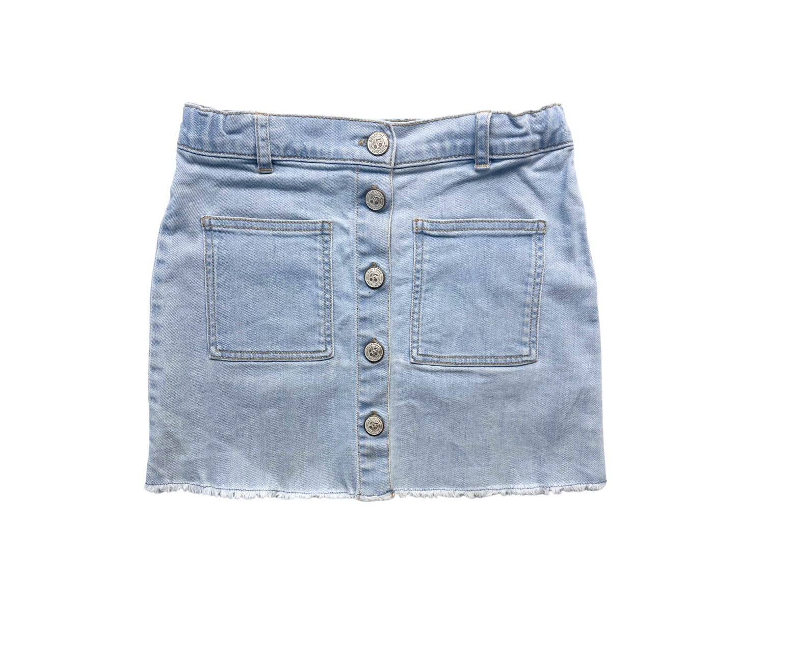 BONPOINT - Jupe en jean bleu clair - 8 ans
