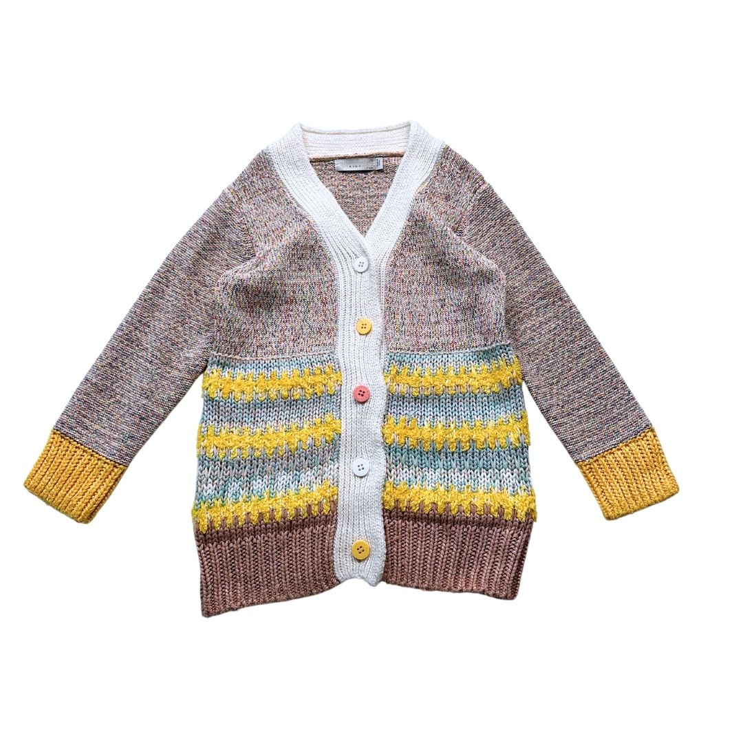 STELLA MCCARTNEY - Cardigan effet tricot multicolor - 6 ans