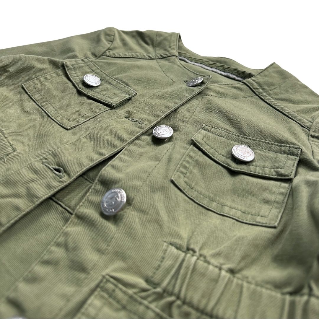 BONPOINT - Veste Kakie à poches - 4 ans