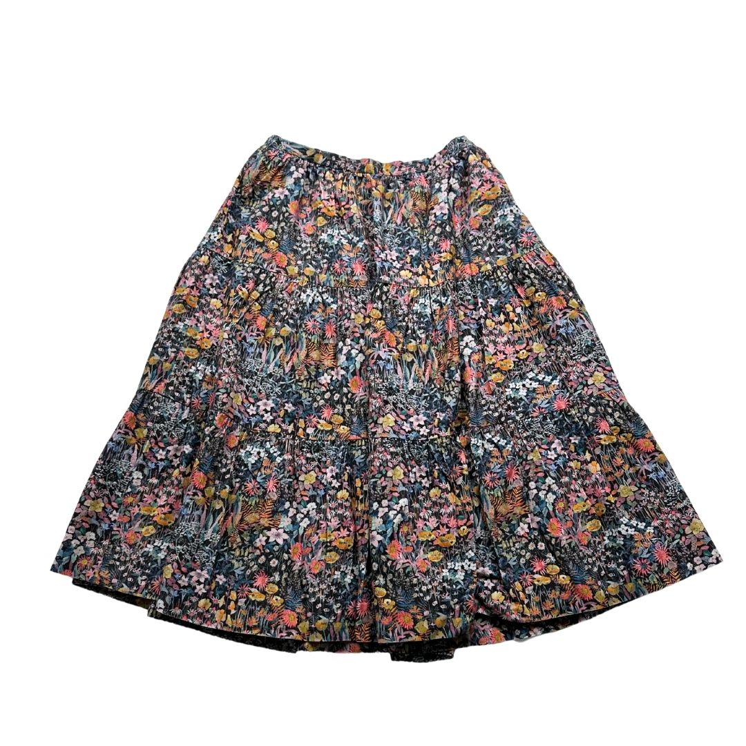 BONPOINT - Schwarzer Rock mit mehrfarbigen Mustern (neu) - 12 Jahre