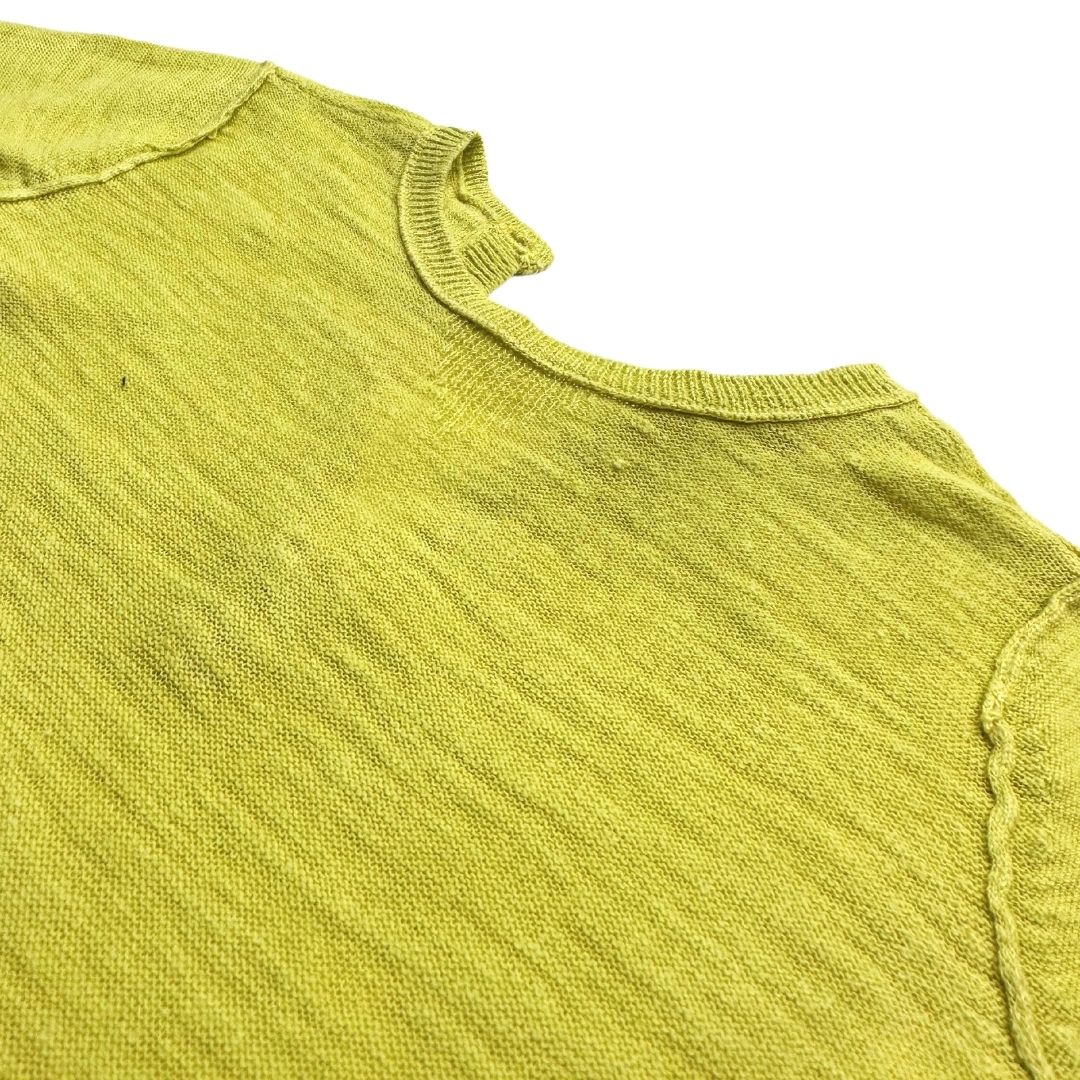 BONPOINT - Combinaison verte en lin - 6 mois