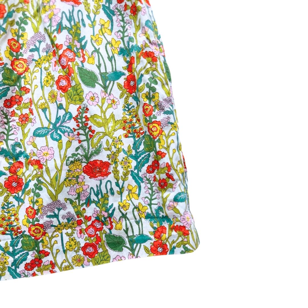 BONPOINT - Grünes Blumenkleid - 8 Jahre