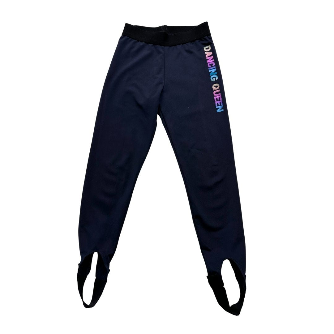 BONTON - Legging bleu marine "dancing queen" - 4 ans