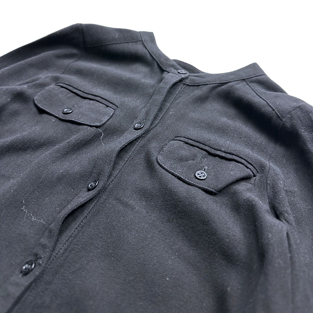 BONPOINT - Combishort noire en laine - 8 ans