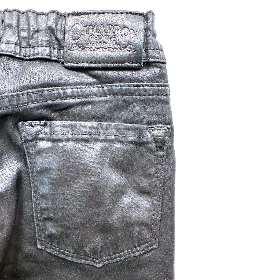 CIMARRON - Schwarze Jeans aus Kunstleder - 4 Jahre