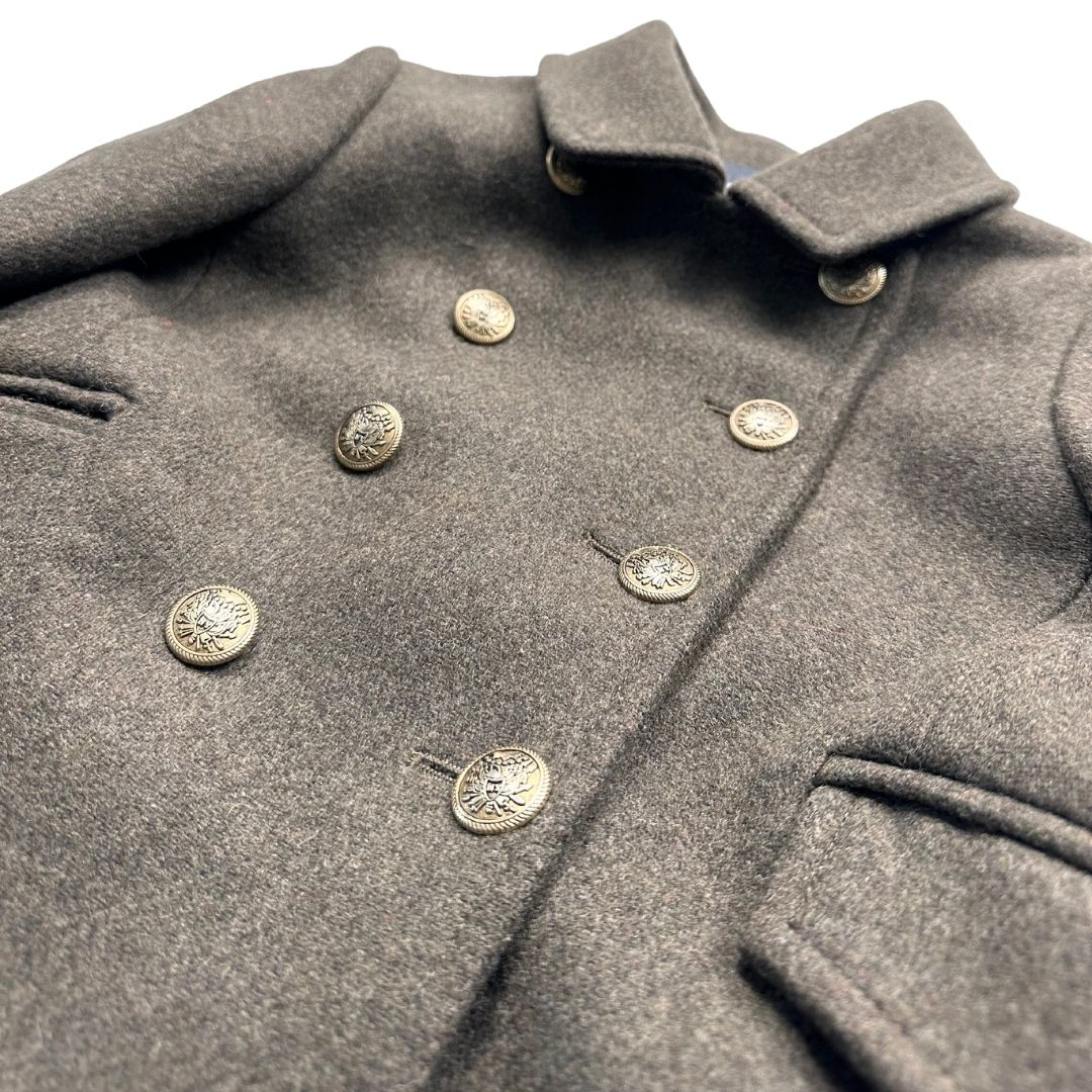 BONPOINT - Brauner Wollmantel - 6 Jahre