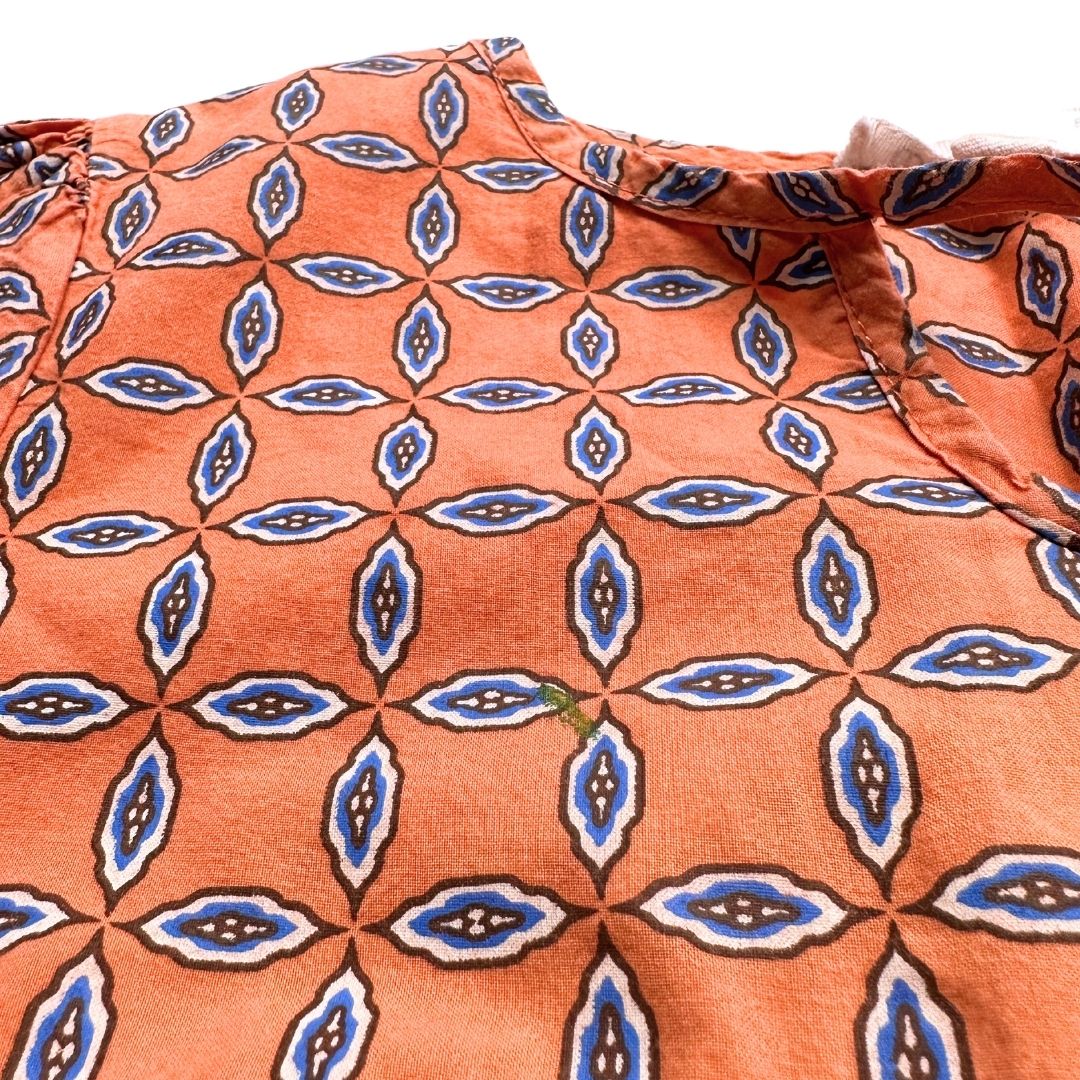 LOUISE MISHA - Robe rose à motifs - 6 ans