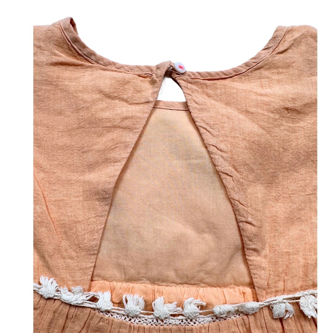 LOUISE MISHA - Rosa Kleid mit Stickerei - 8 Jahre