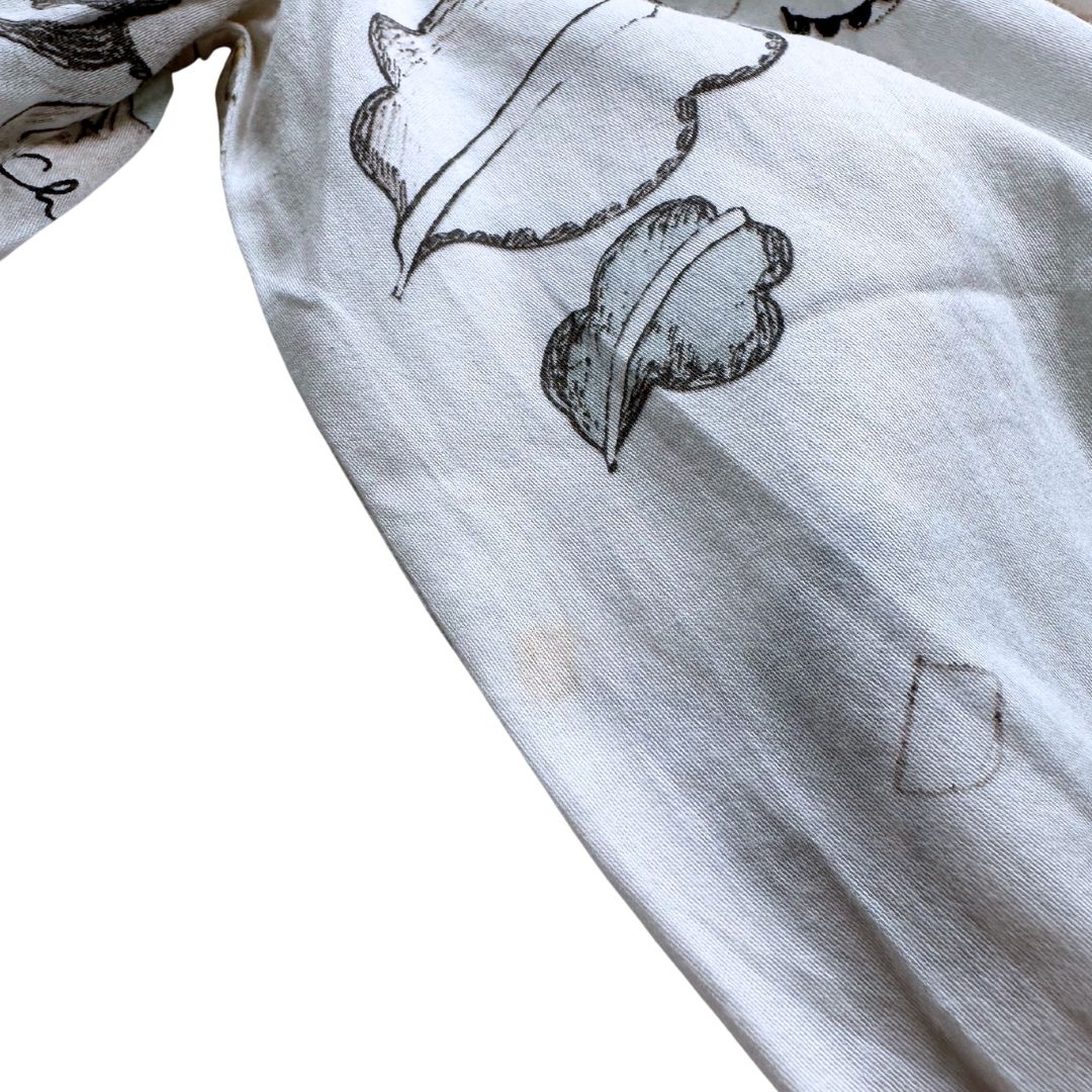 CHLOE - Weiße Bluse mit Prints - 18 Monate