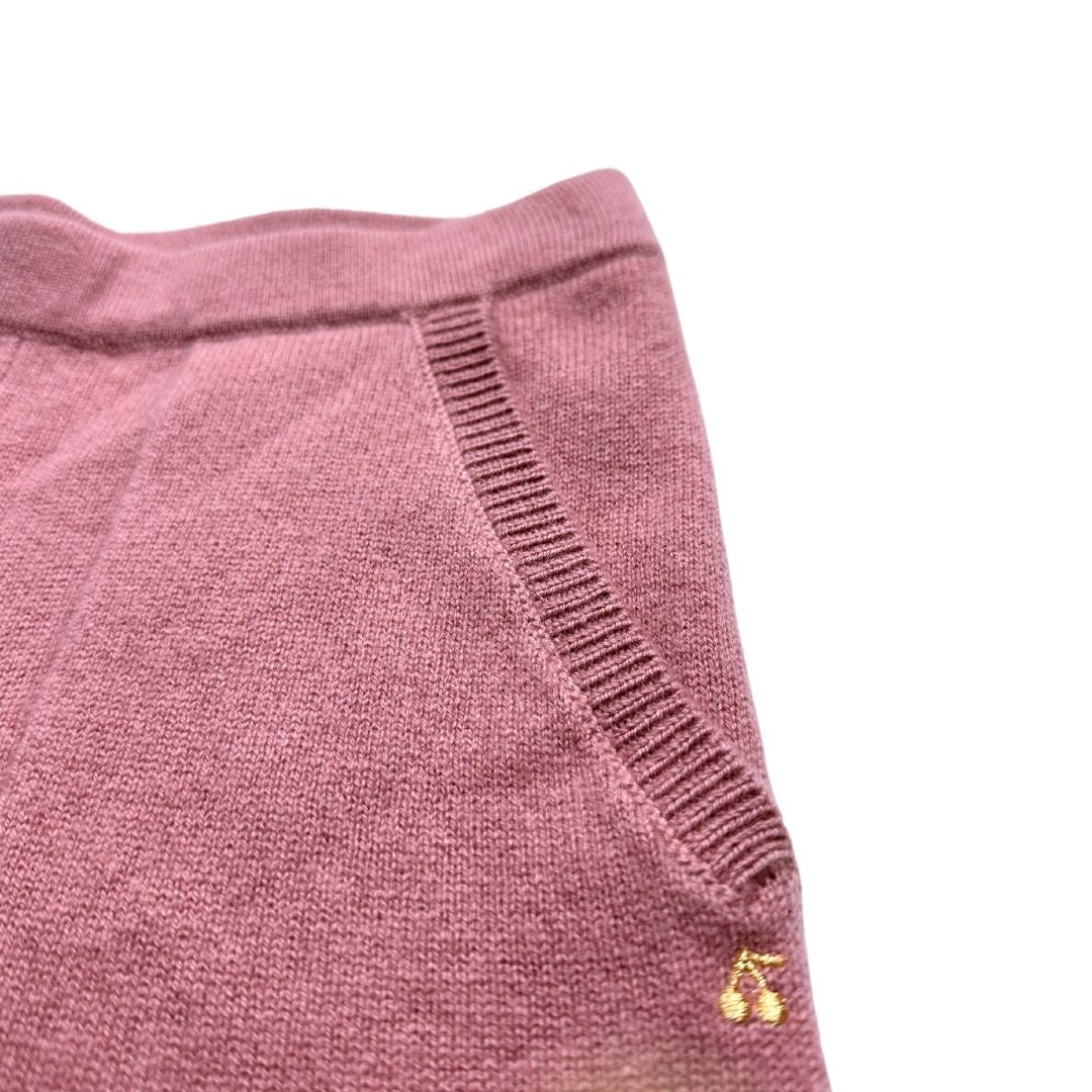 BONPOINT - Pantalon rose en cachemire - 12 ans