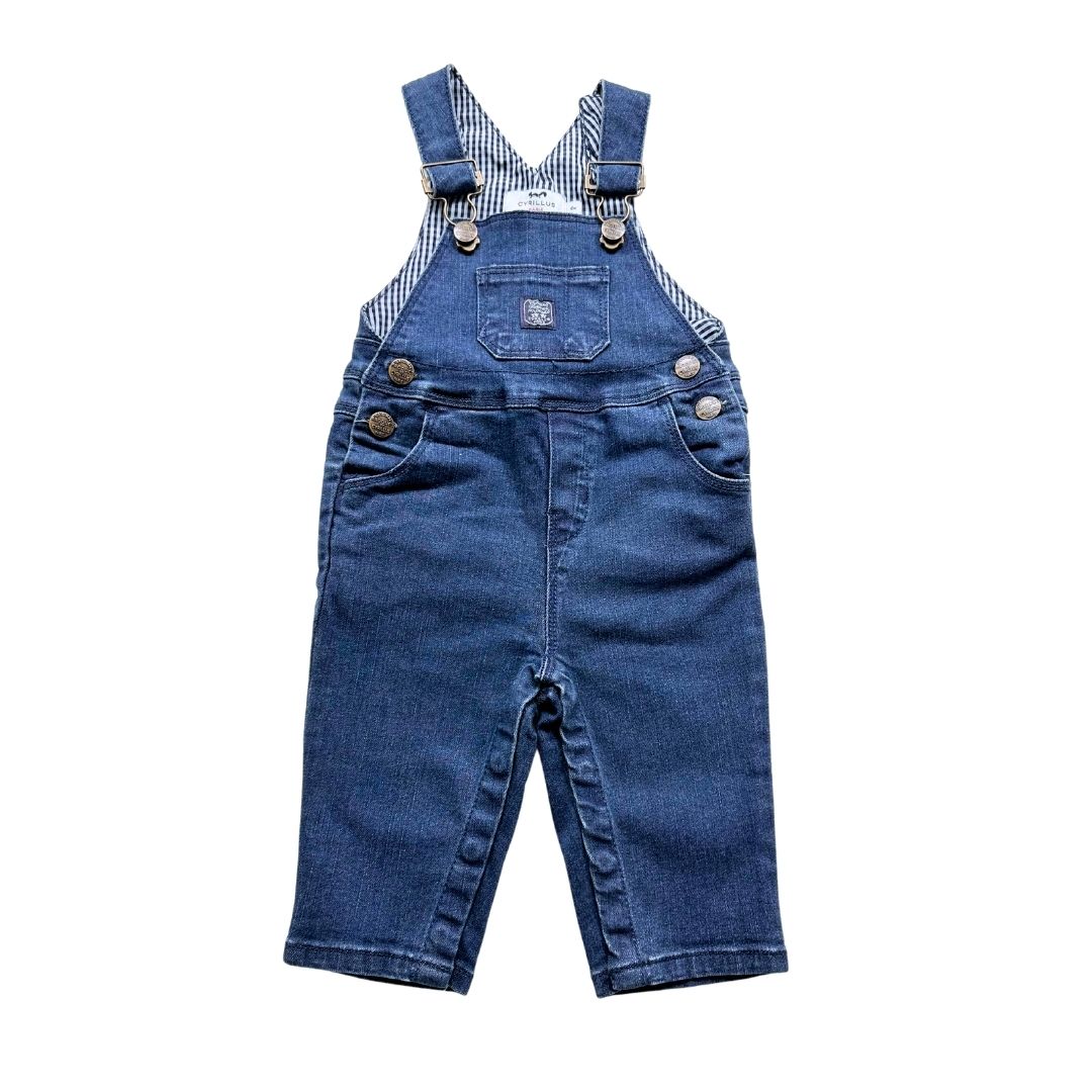 CYRILLUS - Blue denim overalls - 6 months