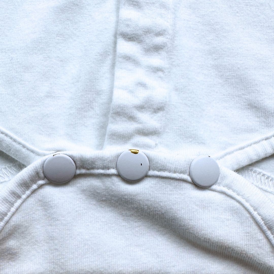 TARTINE & CHOCOLAT - White bodysuit with details on the collar - 3 months