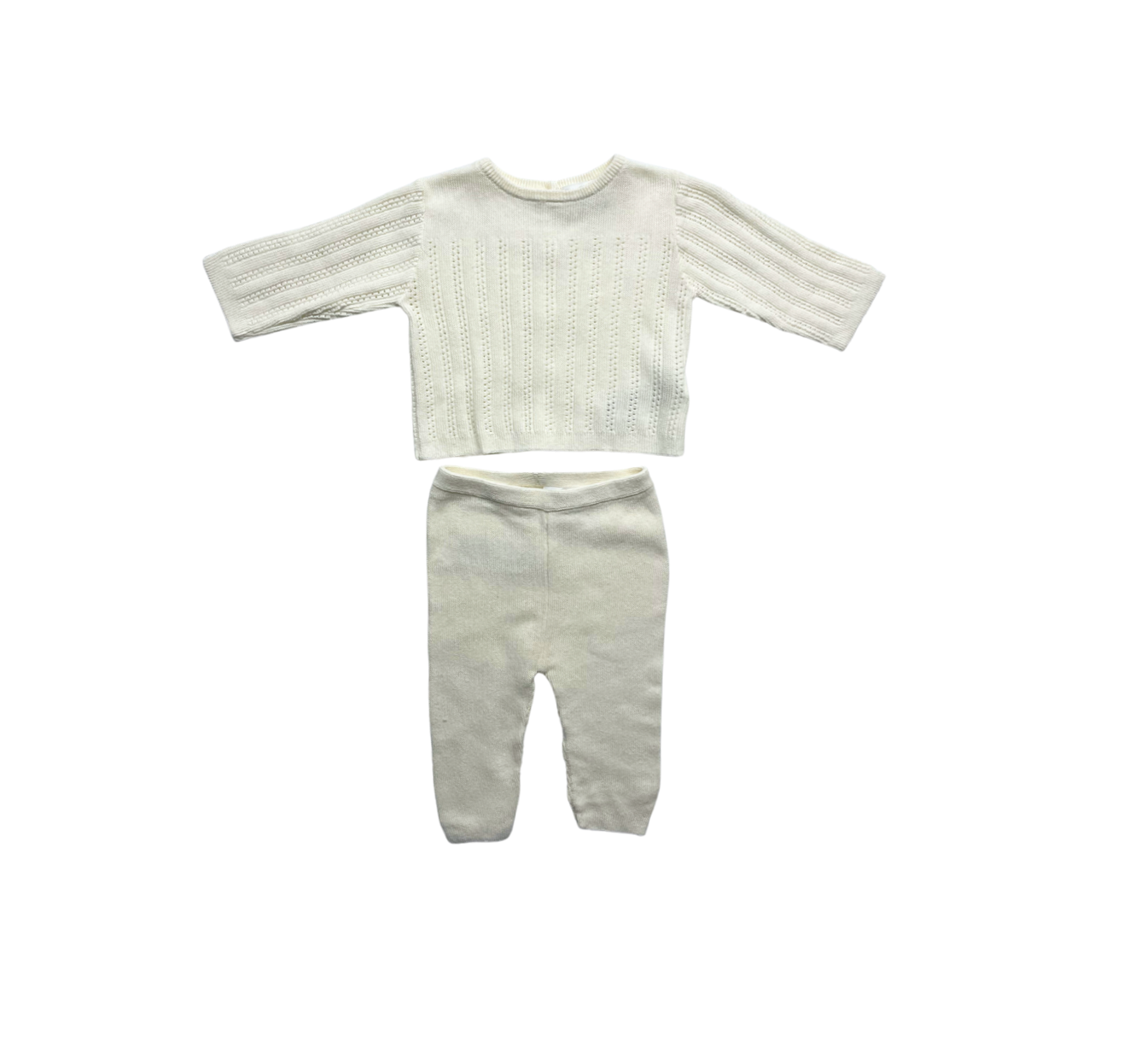 BONPOINT - Ensemble pull et legging en coton - 6 mois