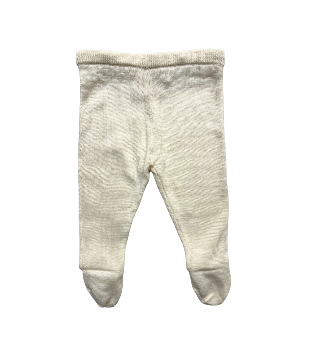 OVALE - Legging en laine beige - 6 mois