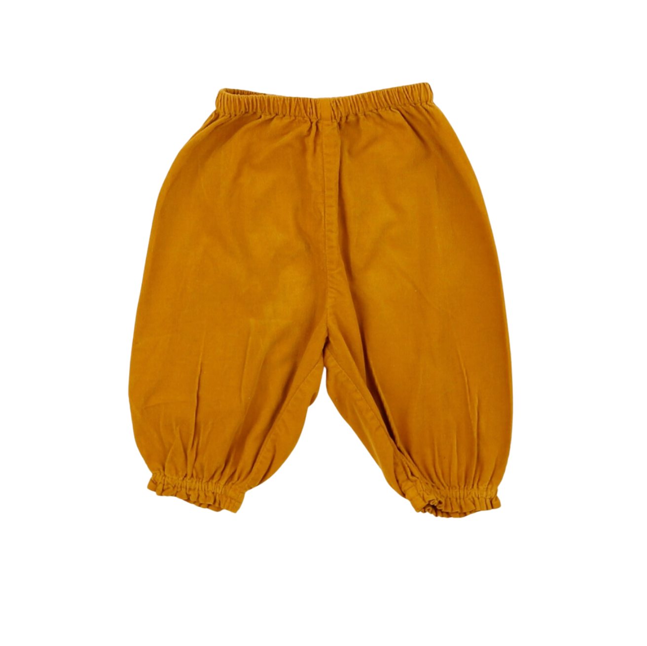 BONTON - Pantalon en velours jaune moutarde - 12 mois