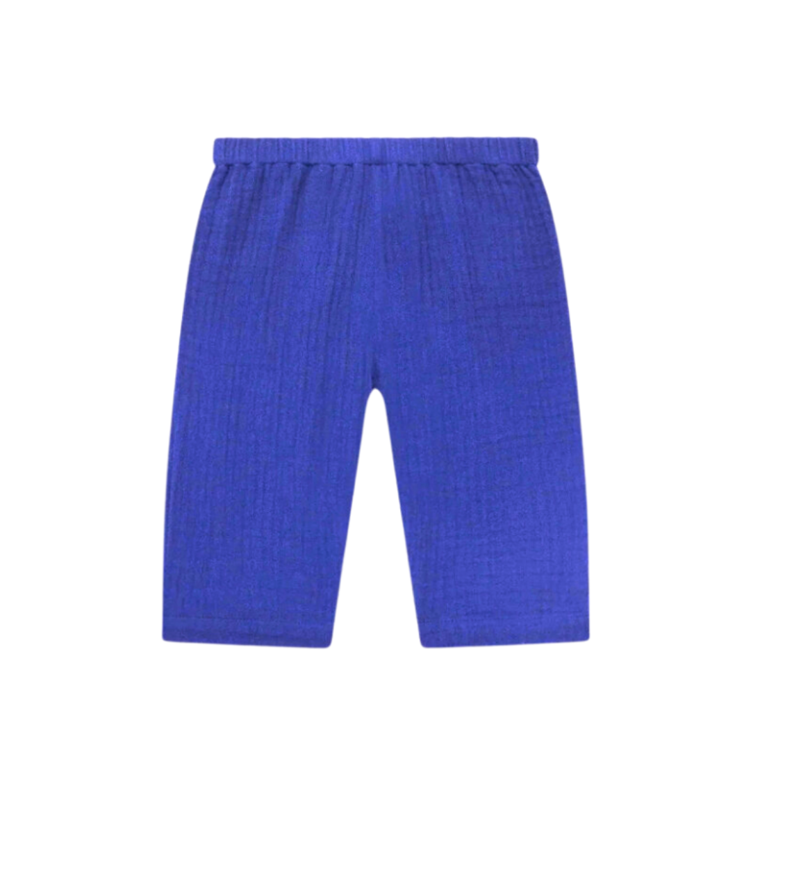 BONTON - Pantalon gaz de coton bleu - 18 mois